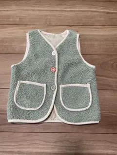 ミントグリーン ベスト 韓国製