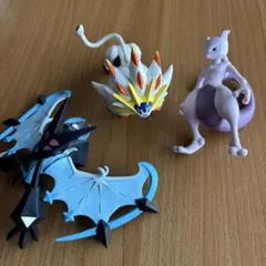 ポケモン フィギュア 3体セット ミュウツー ソルガレオ ルナアーラ