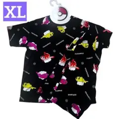 新品 ポケモン シャリタツ パイル素材 総柄 セットアップ XL
