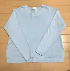 OPAQUE.CLIP 長袖ニットセーター 36/S ライトブルー