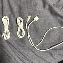 USB Type-C ケーブル ホワイト 3本セット
