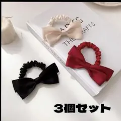 リボン シュシュ セット まとめ売り ヘアゴム ヘアアクセサリー シンプル 上品