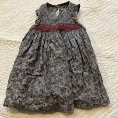 ナタリーズ　NATALYS 花柄フリル袖ワンピース 80cm