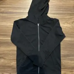 黒 フード付き スウェットジャケット