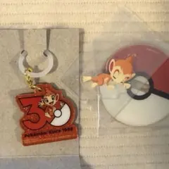 ポケモン 30周年 チャーム ポケスリ おやすみアクリルスタンド ヒコザル