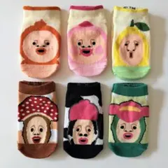 こびとづかん　キッズソックス6足セット