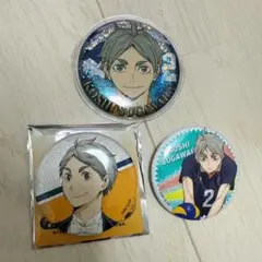 ハイキュー!! 菅原孝支 オーケストラ 缶バッジ セット