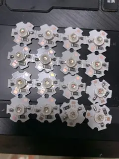 1w power LED 抵抗付き オレンジ 16個