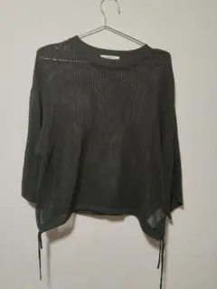 サマンサモスモス　SM2　サマンサモスモスブルー　サマーニット　レイヤード