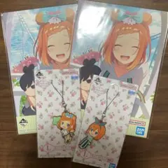五等分の花嫁 夢のひととき 中野四葉 イラストボード ラバーストラップ