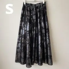 箔プリントスカート