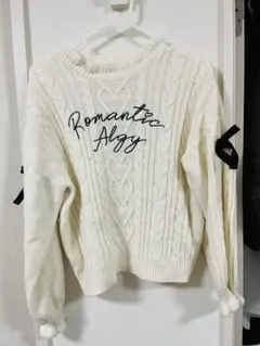 Algy ⭐︎150cmケーブルニットセーター