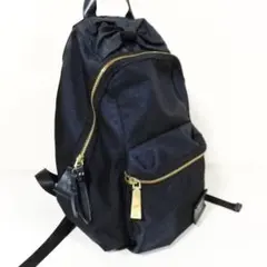 美品　ランバンオンブルー　トロカデロ　リュック　バックパック　黒　A4収納可のサムネイル