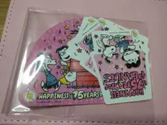 スヌーピー 75周年記念 ステッカー