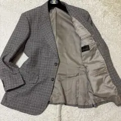 BULLGATE カシミヤ100% テーラードジャケット　ブレザー　千鳥柄