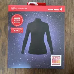 ユニクロ ヒートテック ウルトラウォームハイネックT 超極暖 M 黒