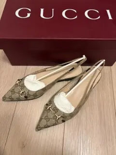 【新品】GUCCI GG柄パンプス