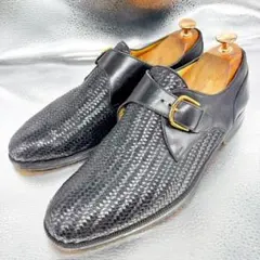 ★BALLY バリー★モンク/43 26.5/ビジネスシューズ/革靴/黒