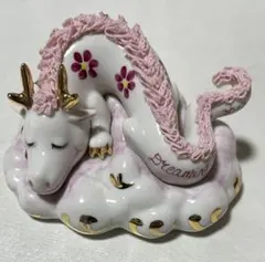 アイリッシュドレスデン　干支　龍　ドラゴン　 辰年　ピンク　2012 置物