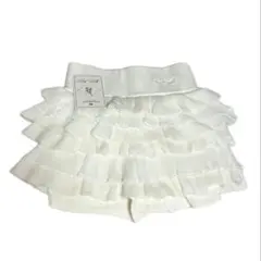 treatürself frill mini knit skirt(white)のサムネイル