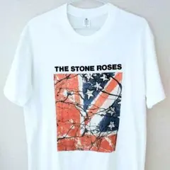 【新品美品】 The Stone Roses 英国風Tシャツ 白 メンズXL