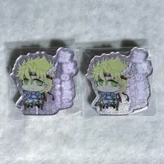 ジョジョ ジョジョワールド3 アクリルバッジ シーザー 2点