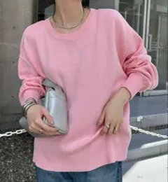 チャオパニックティピー　スウェットライクボリュームスリーブニット