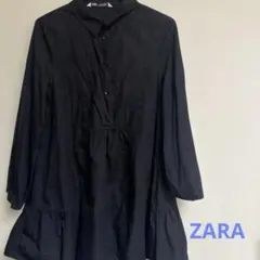 ZARA ザラ　ワンピース　ブラック Sサイズ　 綿