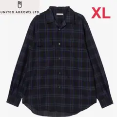 UNITED ARROWS オープンカラー　トロピカル長袖シャツ　メンズ