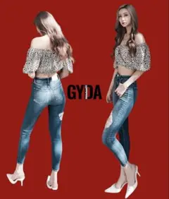 GYDA レオパードオフショル トップス FREE 安室奈美恵
