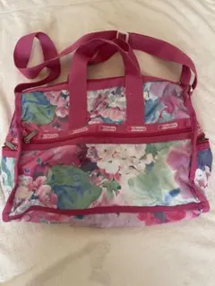 LeSportsac ボストンバッグ 花柄 ピンク 2wayのサムネイル