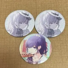 プロセカ　グリッター缶バッジ　48C 朝比奈まふゆ