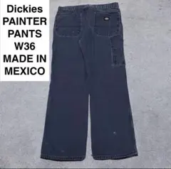 00s Dickies ペインターパンツ W36 メキシコ製　リベットなし