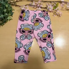 ヒステリックミニ ヒスミニ 総柄 ピンクレギンス　90