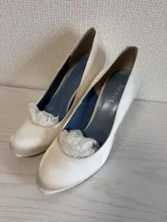 BENIR ウェディングシューズ パンプス ホワイト