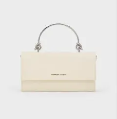 【新品未使用】Charles & Keith　スカルプチュアハンドル