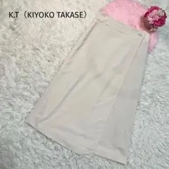K.T KIYOKO TAKASE ラップ風 ロングスカート 日本製 ゴム入のサムネイル