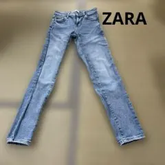 ZARA ザラ スキニーデニム ライトブルー ストレッチ レディースのサムネイル