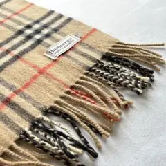 Burberrys チェック柄 100％ カシミヤ マフラー バーバリー