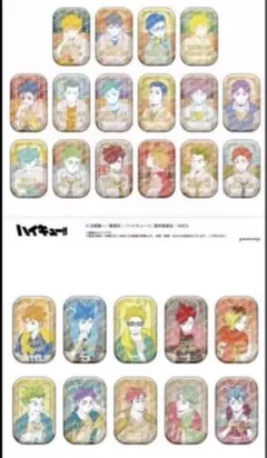 2026年最新】ハイキュー スクエア缶バッジ box (オフショット×カラー第