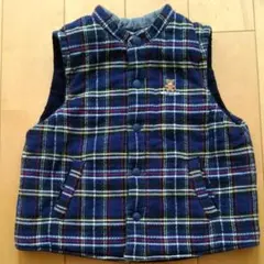 ☆ミキハウス ☆リバーシブルベスト 中綿☆サイズ100☆