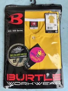 新品未使用　BURTLE 305 半袖ポロシャツ イエロー　SSサイズ