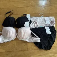 ワコール　ブラジャーショーツセット4点