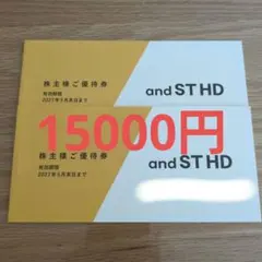 and ST アンドエスティ 株主優待券 15000円分のサムネイル