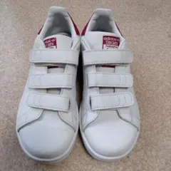 adidas STAN SMITH スニーカー ホワイト ピンク　19cm