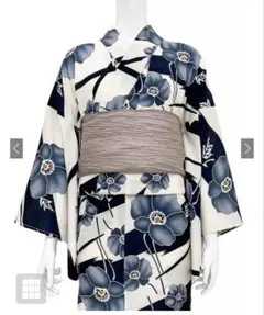 水彩花柄浴衣セット[gi1519] - メルカリ