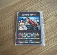 ワンピース　ワンピースべリーマッチ　ウォンテッドシートカード　Vジャンプ
