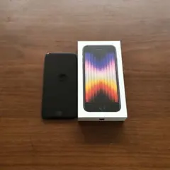 【美品】Apple iPhone SE (第3世代) 128GB ブラック