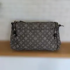 美品♥ラシットグレー ナイロン ショルダーバッグ大容量