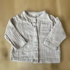 プティマイン ベージュ　長袖シャツ 80cm